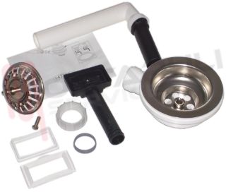 Immagine di GRUPPO SCARICO C/TROPPO PIENO 697450456 SMEG ORIGINALE