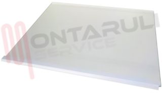 Immagine di RIPIANO IN VETRO 450X400MM. CON PROFILI ORIGINALE