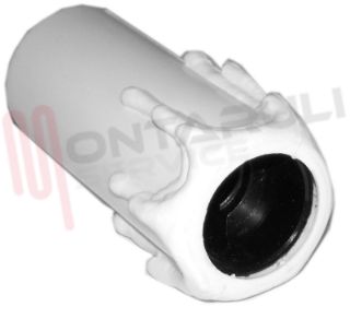 Immagine di CANDELA FINTA CERA BIANCA H.70MM E14 C/PORTALAMPADA