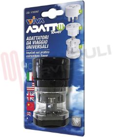 Visualizza i dettagli per ADATTATORE UNIVERSALE DA VIAGGIO - ADATTO TOWER Immagine di ADATTATORE UNIVERSALE DA VIAGGIO - ADATTO TOWER