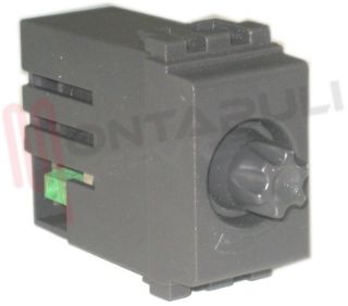 Immagine di INTERRUTTORE DIMMER RESISTIVO 300W GRIGIO SERIE ARC