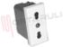 Immagine di PRESA BIPASSO 2P+T 16A BIANCO SERIE AXOLUTE