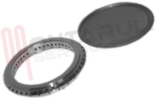 Immagine di CORONA + PIATTELLO BRUCIATORE ULTRARAPIDO INOX P64