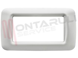 Immagine di PLACCA 4 POSTI BIANCO SERIE TOP SYSTEM