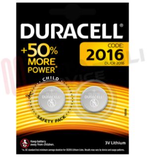 Immagine di BATTERIA 3V DL2016 LITHIUM BLISTER 2 PEZZI