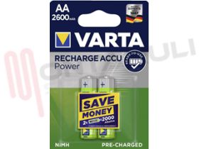 Visualizza i dettagli per BATTERIA 1,2V 2600MAH 2PZ STILO AA RICARICABILE Immagine di BATTERIA 1,2V 2600MAH 2PZ STILO AA RICARICABILE