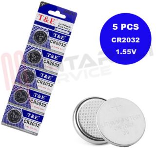 Immagine di BATTERIA 3V CR2032 LITIO BLISTER 5 PEZZO