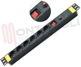 Visualizza i dettagli per PRESA MULTIPLA 6PR. SCHUKO S/CAVO+INT. RIPRISTINABILE Immagine di PRESA MULTIPLA 6PR. SCHUKO S/CAVO+INT. RIPRISTINABILE