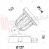 Immagine di FARETTO CON BASE GU10 1X50W 230V ARGENTATO 1537 KOALA