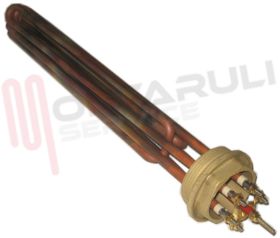 Visualizza i dettagli per RESISTENZA 3 ELEMENTI ATT. 2" 3000W 230/400V L=350MM RAME Immagine di RESISTENZA 3 ELEMENTI ATT. 2" 3000W 230/400V L=350MM RAME