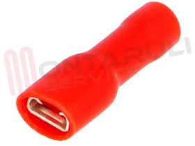 Visualizza i dettagli per FASTON FEMMINA ISOL. ROSSO 1.5MMQ PER 4.8X0.8MM. Immagine di FASTON FEMMINA ISOL. ROSSO 1.5MMQ PER 4.8X0.8MM.