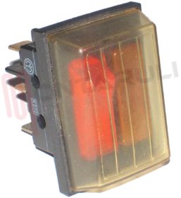 Visualizza i dettagli per INTERRUTTORE ROSSO E SPIA LUMINOSA ARANCIO Immagine di INTERRUTTORE ROSSO E SPIA LUMINOSA ARANCIO