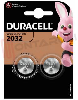 Immagine di BATTERIA 3V DL2032 LITIO BLISTER 2 PEZZI