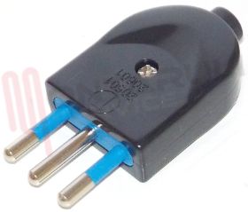 Visualizza i dettagli per SPINA VOLANTE 2P+T 10A NERA FAEG Immagine di SPINA VOLANTE 2P+T 10A NERA FAEG