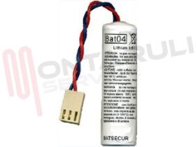 Visualizza i dettagli per BATTERIA 3,6V 2AH AL LITIO CON FILO Immagine di BATTERIA 3,6V 2AH AL LITIO CON FILO