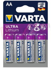 Visualizza i dettagli per BATTERIA 1,5V LR6 AA ALKALINA BL.4 PEZZI ULTRA LITHIUM VARTA Immagine di BATTERIA 1,5V LR6 AA ALKALINA BL.4 PEZZI ULTRA LITHIUM VARTA