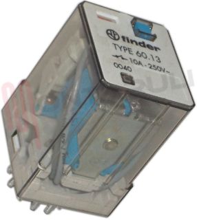 Immagine di RELE' UNDECAL 3SC 10A 220V DC + PULS+IND. MECC. FINDER