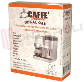 Visualizza i dettagli per DECALCIFICANTE MACCHINA CAFFE' FIALA 2X100ML - DEKAL CAF Immagine di DECALCIFICANTE MACCHINA CAFFE' FIALA 2X100ML - DEKAL CAF