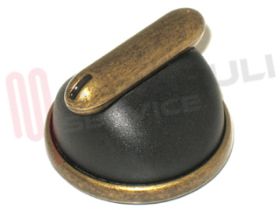 Visualizza i dettagli per MANOPOLA FORNO NERO-OTTONE RUSTICA D.6MM. Immagine di MANOPOLA FORNO NERO-OTTONE RUSTICA D.6MM.