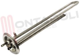 Visualizza i dettagli per RESISTENZA SCALDABAGNO 1300W 220V INOX CON FLANGIA Immagine di RESISTENZA SCALDABAGNO 1300W 220V INOX CON FLANGIA