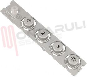 Visualizza i dettagli per TASTIERA 4 TASTI SILVER CAPPA FABER Immagine di TASTIERA 4 TASTI SILVER CAPPA FABER