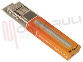 Visualizza i dettagli per COPRICAVI SPACE SYSTEM LINE COVER SILVER DOPPIO L=35CM. Immagine di COPRICAVI SPACE SYSTEM LINE COVER SILVER DOPPIO L=35CM.