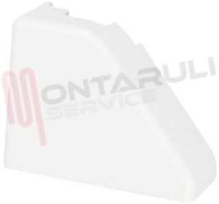 Immagine di COPERCHIO SUPPORTO CERNIERA COPERCHIO LATO SX BIANCO