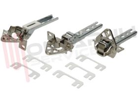 Visualizza i dettagli per CERNIERE PORTA FRIGO INCASSO 3 PZ. Immagine di CERNIERE PORTA FRIGO INCASSO 3 PZ.