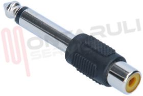 Visualizza i dettagli per ADATTATORE AUDIO 1 RCA FEMMINA / JACK MASCHIO 6,3MM MONO Immagine di ADATTATORE AUDIO 1 RCA FEMMINA / JACK MASCHIO 6,3MM MONO