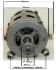 Immagine di MOTORE 2/12 POLI 14MF ROTAZIONE SX ANTIORARIO M12.20.64.651