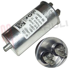 Visualizza i dettagli per CONDENSATORE 15UF 450V METALLICO ASCIUGATRICE CBB65 Immagine di CONDENSATORE 15UF 450V METALLICO ASCIUGATRICE CBB65
