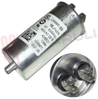 Immagine di CONDENSATORE 15UF 450V METALLICO ASCIUGATRICE CBB65