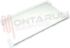 Immagine di RIPIANO IN VETRO CON BORDI IN PLASTICA BIANCO 485X310MM.