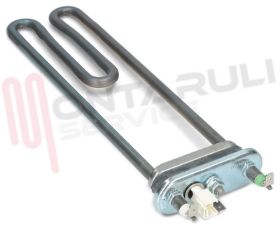 Visualizza i dettagli per RESISTENZA LAVATRICE 1950W 230V + NTC L=275MM. Immagine di RESISTENZA LAVATRICE 1950W 230V + NTC L=275MM.