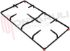 Immagine di GRIGLIA 2 FUOCHI PIATTINA 432X225MM. LOFRA