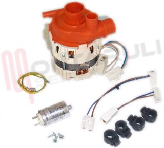 Immagine di MOTOPOMPA COMPLETA DI CHIOCCIOLA 4 VIE 80W 220-240V