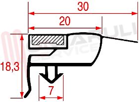 Visualizza i dettagli per GUARNIZIONE MAGNETICA 4L BIANCA 1550X690MM SEZ.1005 Immagine di GUARNIZIONE MAGNETICA 4L BIANCA 1550X690MM SEZ.1005
