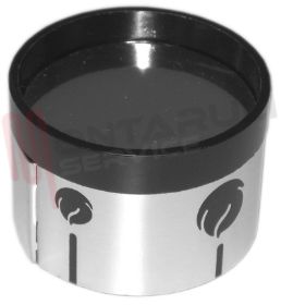 Visualizza i dettagli per MANOPOLA FUOCO NERA/GRIGIA D.9MM. Immagine di MANOPOLA FUOCO NERA/GRIGIA D.9MM.