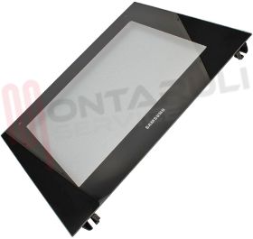 Visualizza i dettagli per VETRO FORNO ESTERNO NERO COMPLETO ALT.460X593MM. ORIGINALE Immagine di VETRO FORNO ESTERNO NERO COMPLETO ALT.460X593MM. ORIGINALE