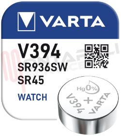 Visualizza i dettagli per BATTERIA 1,5V V394 OSSIDO/ARGENTO VARTA Immagine di BATTERIA 1,5V V394 OSSIDO/ARGENTO VARTA
