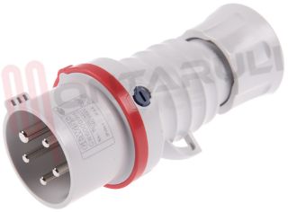 Immagine di SPINA MOBILE CEE IP44 3P+N+T 16A 400V ROSSA