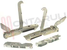 Visualizza i dettagli per KIT CERNIERA + PORTARULLINO FORNO CANDY GAS FIRE Immagine di KIT CERNIERA + PORTARULLINO FORNO CANDY GAS FIRE