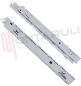 Visualizza i dettagli per GUIDA LATERALE BINARIO SCORREVOLE FRIGO KIT 2PZ. ORIGINALE Immagine di GUIDA LATERALE BINARIO SCORREVOLE FRIGO KIT 2PZ. ORIGINALE