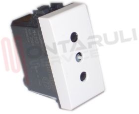 Visualizza i dettagli per PRESA 2P+T 10A 250V BIANCA SERIE LIGHT Immagine di PRESA 2P+T 10A 250V BIANCA SERIE LIGHT
