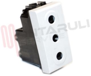 Immagine di PRESA 2P+T 16A BIANCA 250V SERIE LIGHT
