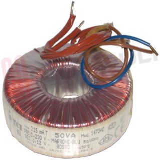 Immagine di TRASFORMATORE TOROIDALE 50VA 230/12V 28X82X32 IMQ