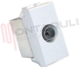 Immagine di PRESA TV PASSANTE MASCHIO 1M. BIANCA SERIE LIGHT