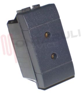 Immagine di PRESA MIGNON 2P 6A 24V NERA SERIE LIVING INTERNATIONAL