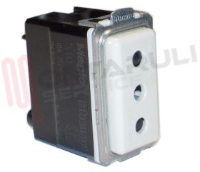 Visualizza i dettagli per PRESA 2P+T 10A 250V BIANCA SERIE MAGIC Immagine di PRESA 2P+T 10A 250V BIANCA SERIE MAGIC