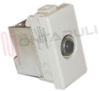 Immagine di PRESA TV PASSANTE AVORIO SERIE MATIX MAGIC TT